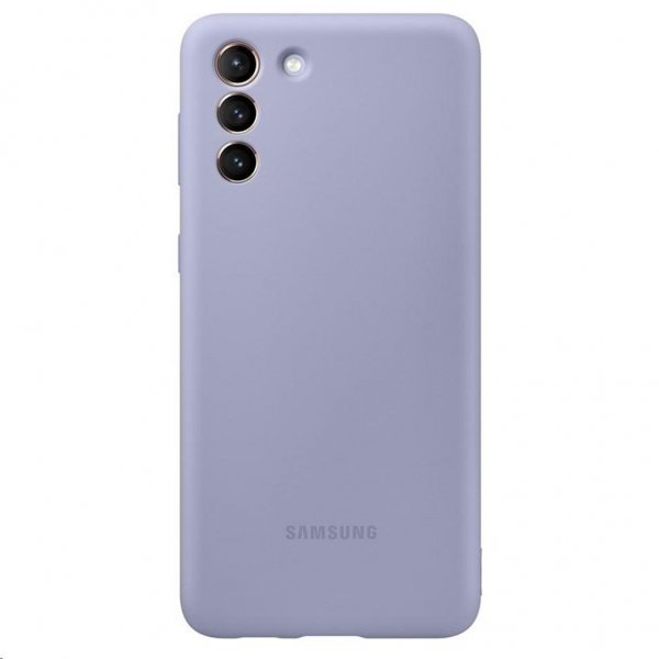 Samsung Alkuperäinen Galaxy S21 Plus -kuori silikonisuojus, violetti