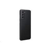 Samsung alkuperäinen Galaxy S21 nahkakuori, musta