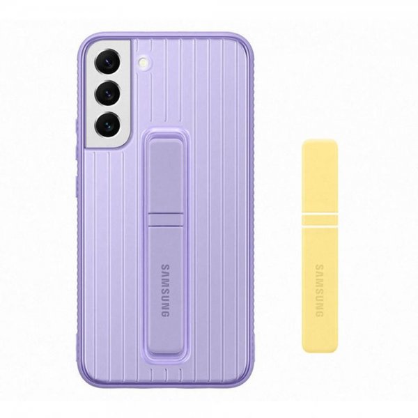 Samsung Alkuperäinen Galaxy S22 Plus Protective Standing Cover -suojakuori, laventeli