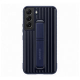 Samsung Alkuperäinen Galaxy S22 Plus Protective Standing Cover -suojakuori, laivastonsininen