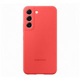 Samsung Alkuperäinen Galaxy S22 Kuori Silikonisuojus Coral
