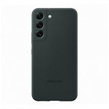Samsung Original Galaxy S22 Kuori Silikonikuori Tummanvihreä
