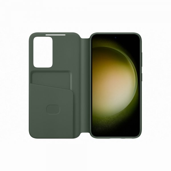 Samsung Original Galaxy S23 Smart View Wallet Cover Khaki