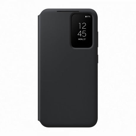 Samsung Alkuperäinen Galaxy S23 Plus -suojakotelo Smart View Wallet Case, musta