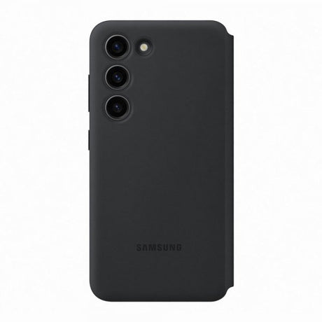 Samsung Alkuperäinen Galaxy S23 Plus -suojakotelo Smart View Wallet Case, musta