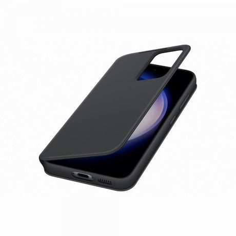 Samsung Alkuperäinen Galaxy S23 Plus -suojakotelo Smart View Wallet Case, musta