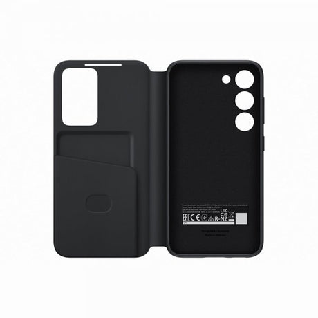 Samsung Alkuperäinen Galaxy S23 Plus -suojakotelo Smart View Wallet Case, musta