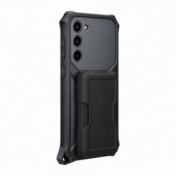 Samsung Original Galaxy S23 Plus -suojakuori, Rugged Gadget Case, musta