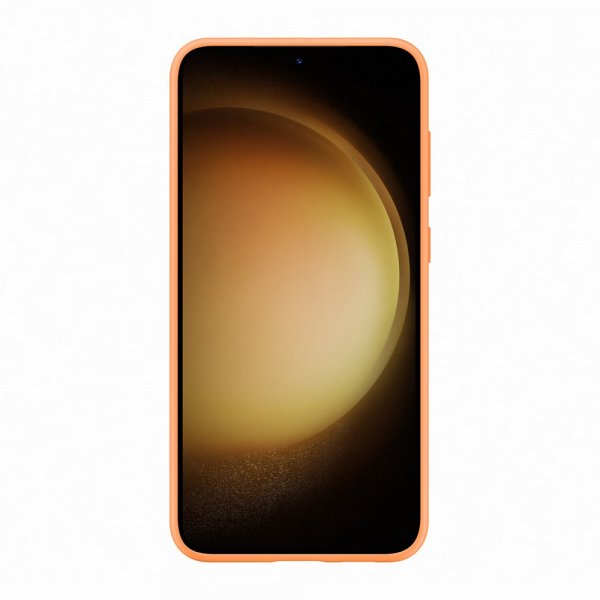 Samsung Original Galaxy S23 Plus -silikonikuori, oranssi