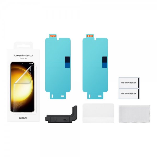 Samsung Alkuperäinen Galaxy S23 Näytönsuoja 2-pakkaus