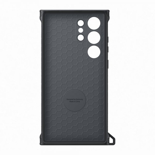 Samsung Alkuperäinen Galaxy S23 Ultra Suojakuori Rugged Gadget Case, musta