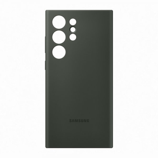Samsung Alkuperäinen Galaxy S23 Ultra -silikonisuojakuori, khaki