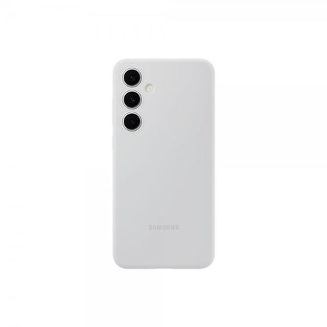 Samsung alkuperäinen Galaxy S24 FE -silikonisuojakuori, harmaa