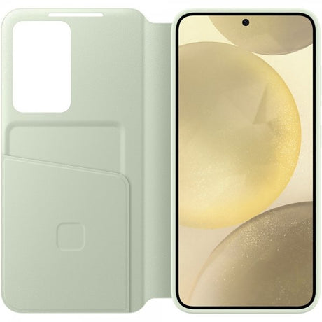 Samsung Original Galaxy S24 -suojakotelo Smart View Wallet Case, vaaleanvihreä