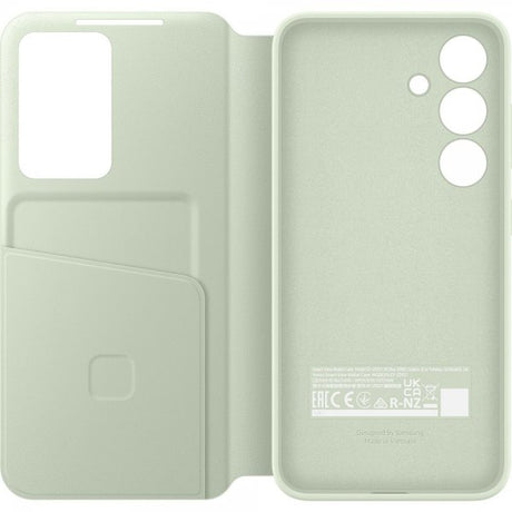 Samsung Original Galaxy S24 -suojakotelo Smart View Wallet Case, vaaleanvihreä