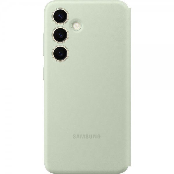 Samsung Original Galaxy S24 -suojakotelo Smart View Wallet Case, vaaleanvihreä