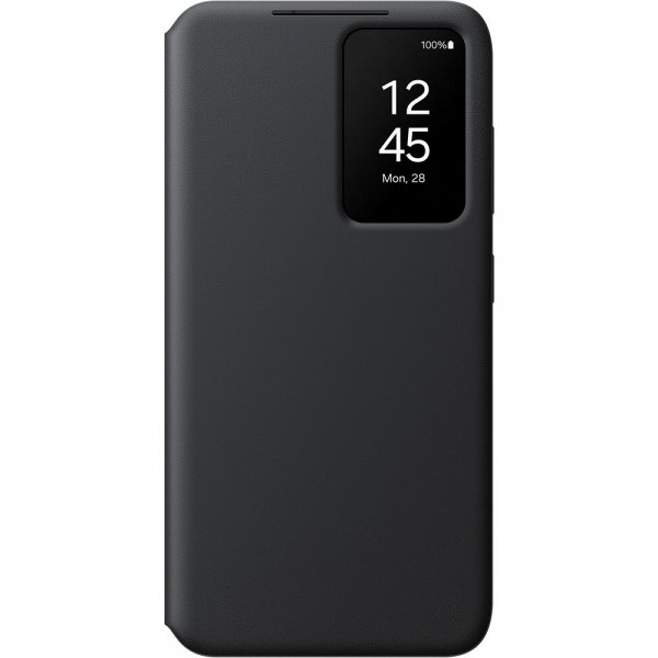 Samsung Original Galaxy S24 Plus -kotelo Smart View Wallet Case Musta