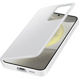 Samsung Alkuperäinen Galaxy S24 Plus Suojakotelo Smart View Wallet Case Valkoinen