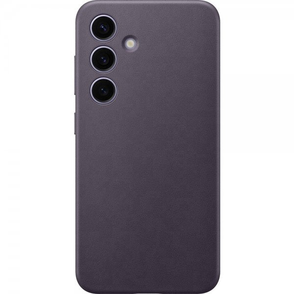 Samsung Galaxy S24 Plus Kuoret Vegan Leather Case Dark Violet