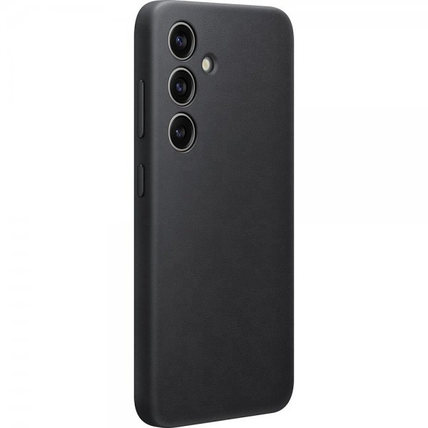 Samsung Original Galaxy S24 Plus Kuori Vegaaninahkakuori Musta