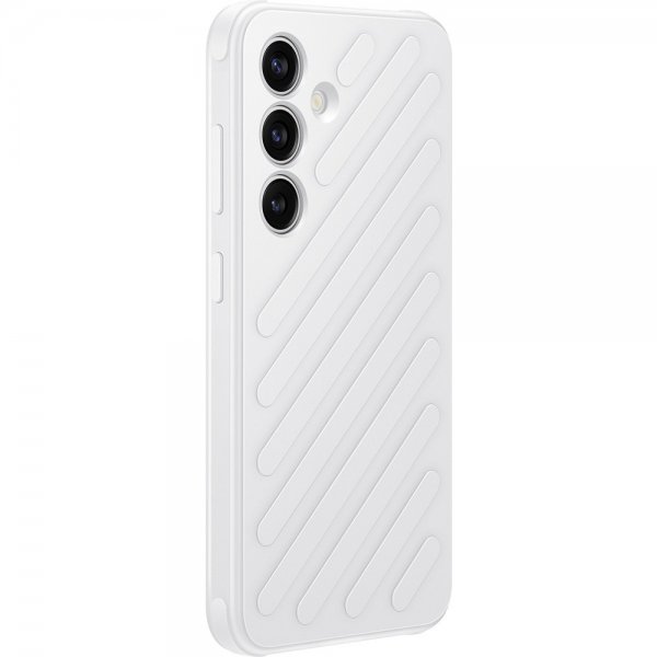 Samsung Alkuperäinen Galaxy S24 Suojakuori Shield Case Vaaleanharmaa