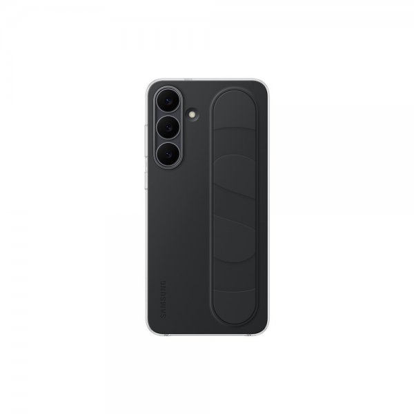 Samsung Alkuperäinen Galaxy S25 FE Standing Grip -suojakuori, musta