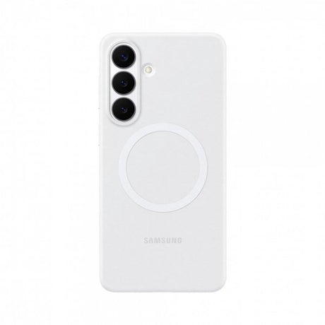 Samsung Original Galaxy S26 Plus -silikonikuori, jossa magneetti, valkoinen