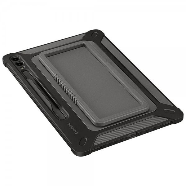 Samsung alkuperäinen Galaxy Tab S9 Plus Outdoor Cover -suojakuori, titaani