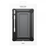 Samsung alkuperäinen Galaxy Tab S9 Plus Outdoor Cover -suojakuori, titaani