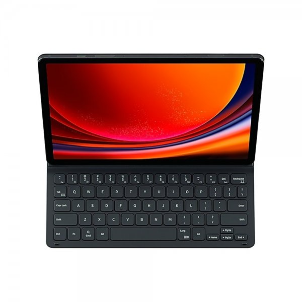 Samsung alkuperäinen Galaxy Tab S9 Book Cover Keyboard Slim -näppäimistökotelo, musta