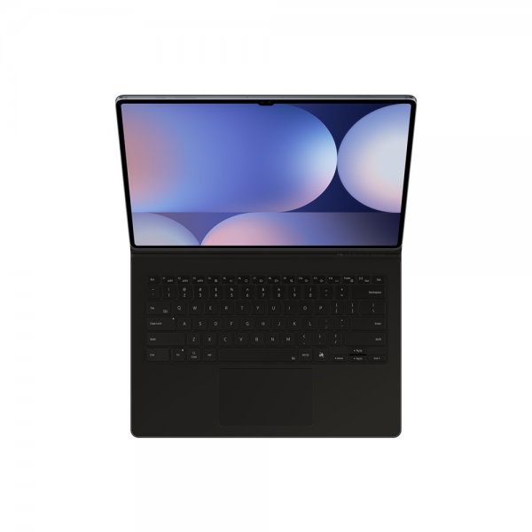 Samsung alkuperäinen Galaxy Tab S9 Ultra/S10 Ultra -kotelo Book Cover Keyboard, musta