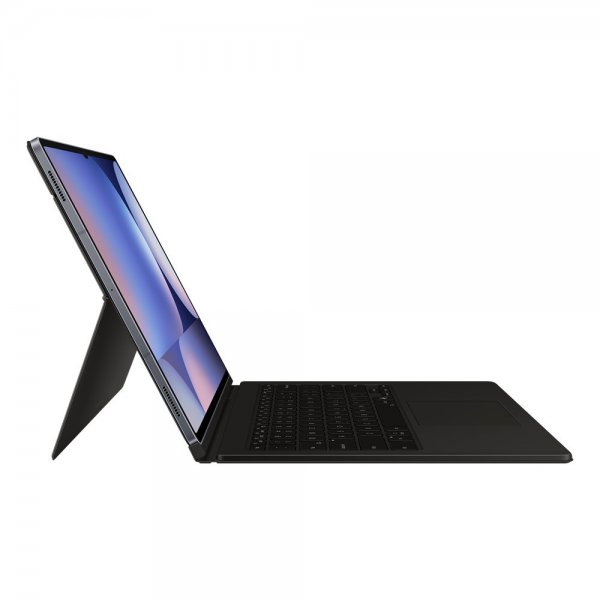 Samsung alkuperäinen Galaxy Tab S9 Ultra/S10 Ultra -kotelo Book Cover Keyboard, musta