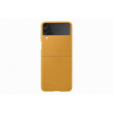 Samsung Original Galaxy Z Flip 3 -nahkakotelo, sinapinkeltainen