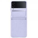 Samsung Original Galaxy Z Flip 4 Flap Leather Cover, Serene Purple
