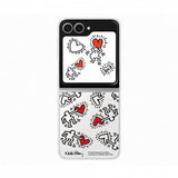 Samsung Original Galaxy Z Flip 6/Galaxy Z Flip 7 FE -kuoret Flipsuit Case, valkoinen