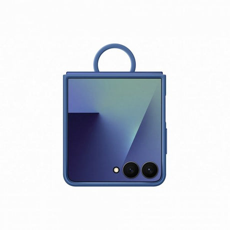 Samsung Alkuperäinen Galaxy Z Flip 7 Kuori Ring Case Silicone Sininen