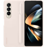 Samsung alkuperäinen Galaxy Z Fold 4 Standing Cover -kotelo ja kynä, hiekka