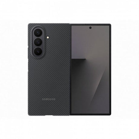 Samsung alkuperäinen Galaxy Z Fold 7 -suojakuori, Carbon Shield, musta