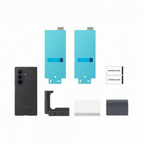 Samsung alkuperäinen Galaxy Z Fold 7 -suojakuori, Carbon Shield, musta