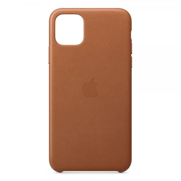 Apple Alkuperäinen iPhone 11 Pro Max Kuori Leather Case Ruskea