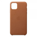 Apple Alkuperäinen iPhone 11 Pro Max Kuori Leather Case Ruskea