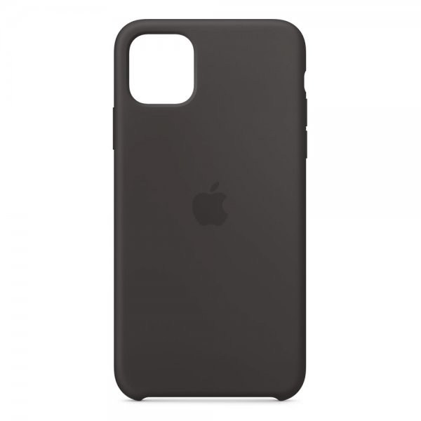 Apple Alkuperäinen iPhone 11 Pro Max Kuori Silikoni Case Musta