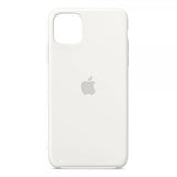 Apple Alkuperäinen iPhone 11 Pro Max Silikonikuori Valkoinen