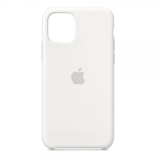 Apple Alkuperäinen iPhone 11 Pro -silikonisuojakuori Valkoinen