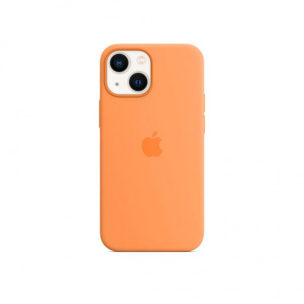 Apple Alkuperäinen iPhone 13 Mini -silikonikuori MagSafella, sykeltainen