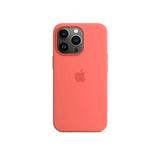 Apple Original iPhone 13 Pro Kuori Silikonikuori MagSafe Vaaleanpunainen pomelo