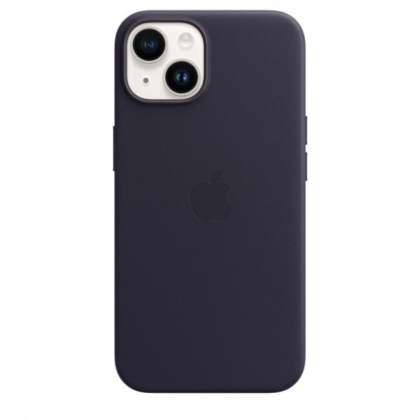 Apple Alkuperäinen iPhone 14 Plus Nahkakuori MagSafella, tummanvioletti