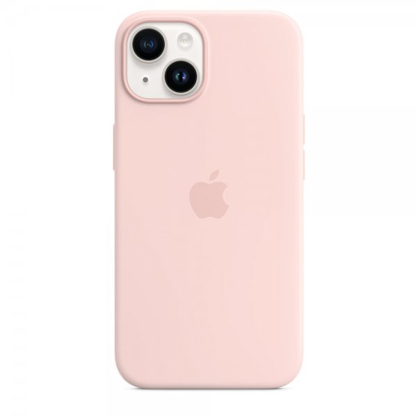Apple Alkuperäinen iPhone 14 Plus Silikonisuojakuori MagSafella - Liiturósa