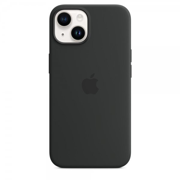 Apple Original iPhone 14 Plus Kuori Silikonikuori MagSafe Midnatt