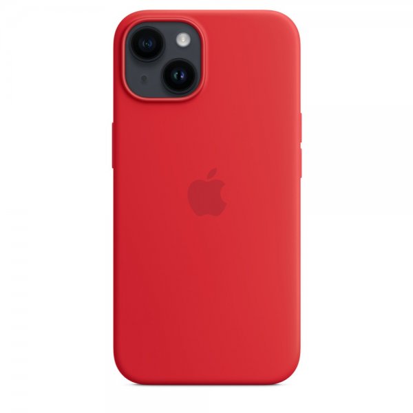 Apple alkuperäinen iPhone 14 Plus Silicone Case -suojakuori MagSafella (PRODUCT)RED